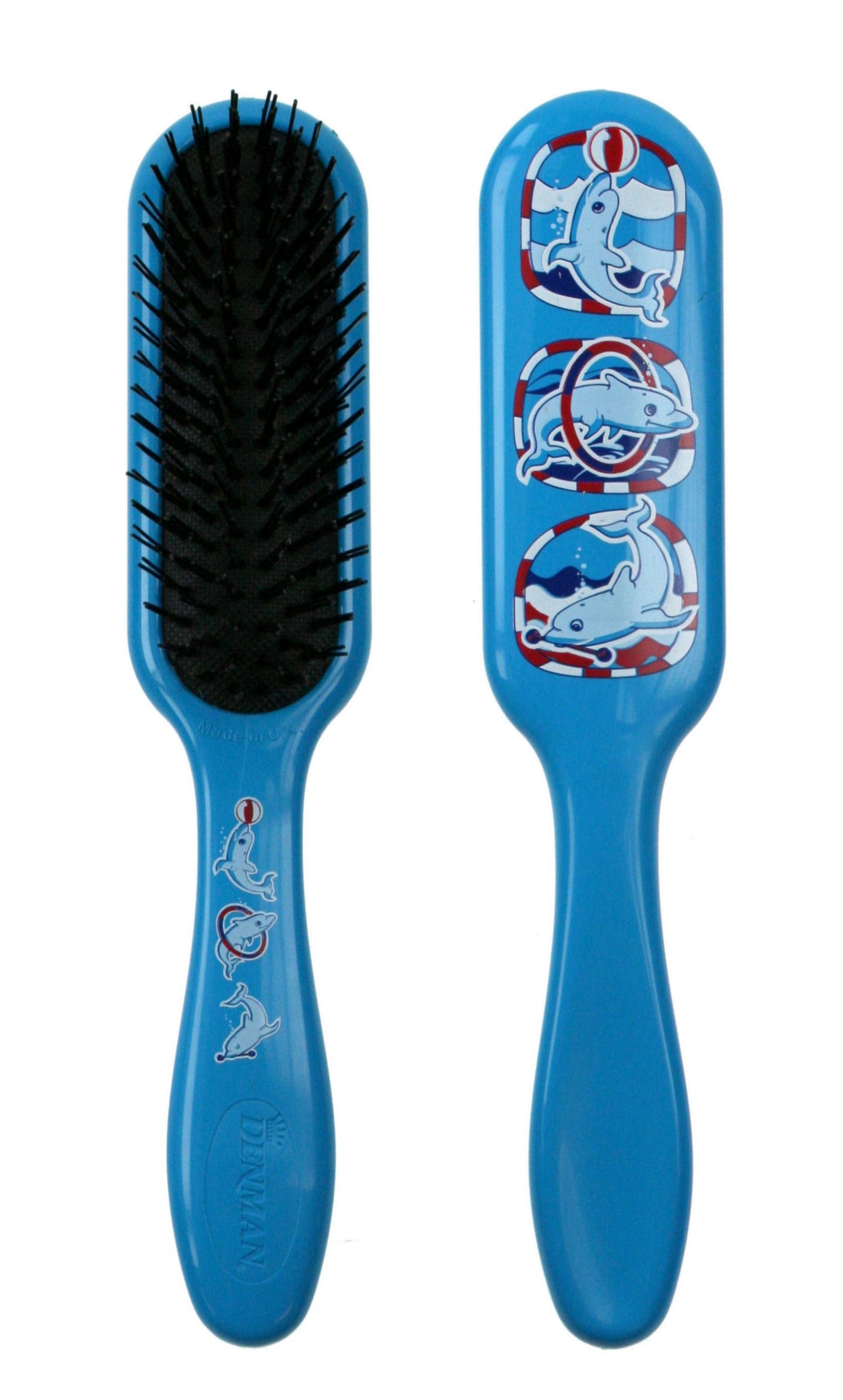 Denman D90 Tangle Tamer Ultra Zacht Dolphin Blauw