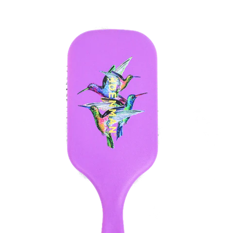 Denman D90L Tangle Tamer Ultra Paddle Brush * Violet Hummingbird