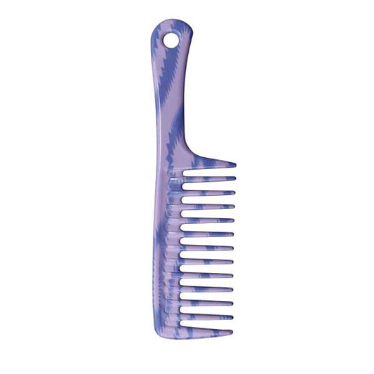 denman wide tooth comb deluxe shower detangler lavender zap