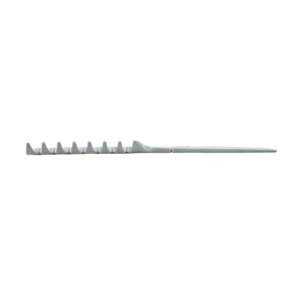 Denman D25 Standaard fantail Kam 220 mm Grijs