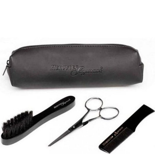 hercules sa gemann baardset etui kam borstel schaar 4delig