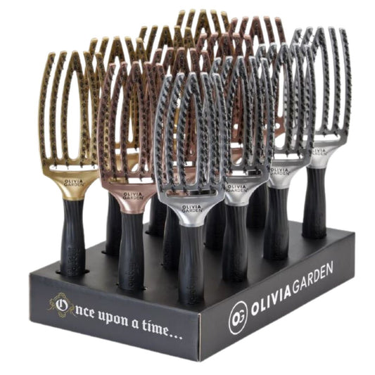 olivia garden fingerbrush iconic trinity display 12 st