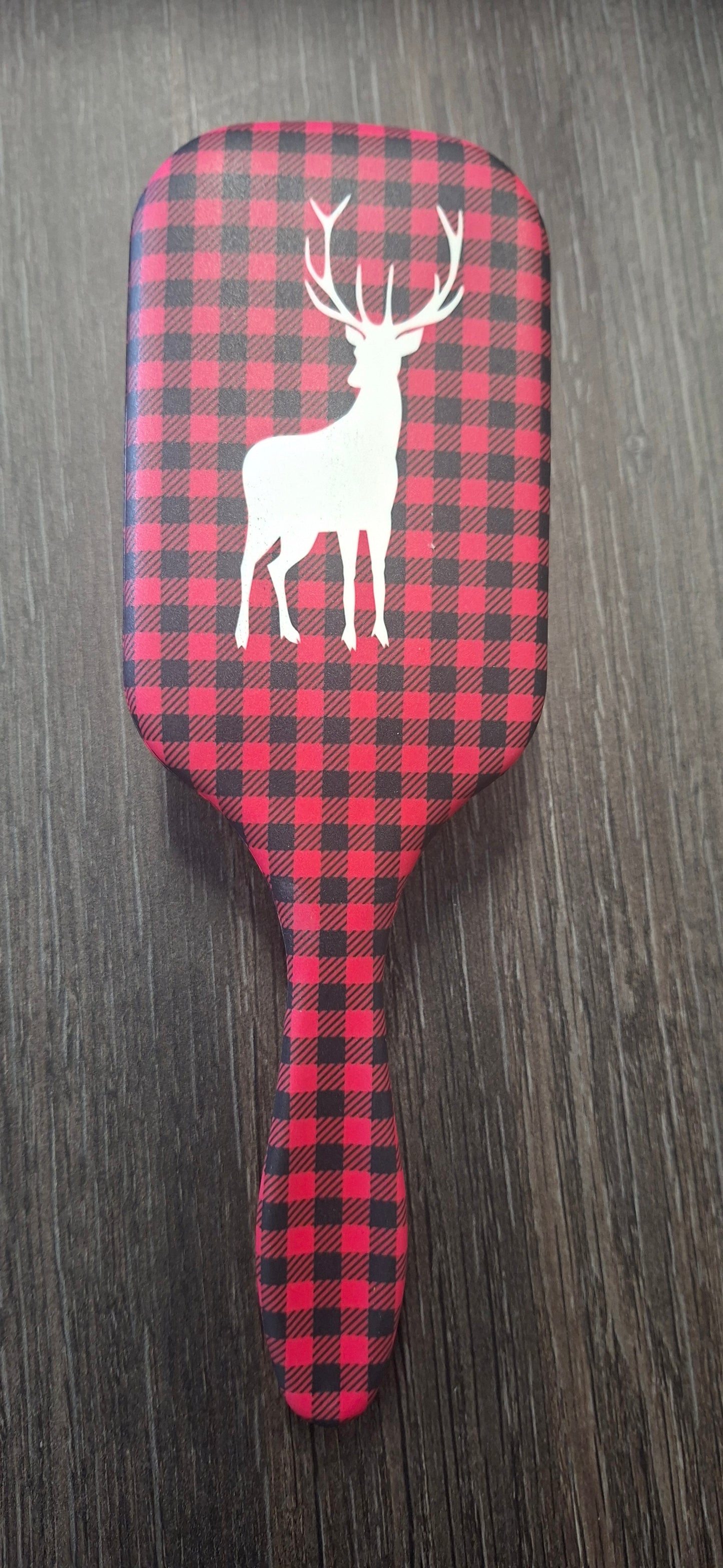 Denman D90L Tangle Tamer Ultra Paddle Brush * Plaid